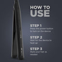 Ikonic Me Black Beauty Hair Straightener With Ceramic Floating Plates