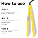 IKONIC ME 2 IN 1 STARIGHT N CURL SLIM HAIR STRAIGHTENER | SLIM FLOATING CERAMIC PLATES| FAST HEATING