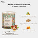 Buy Rica Liposoluble Wax With Argan Oil For All Skin Type (800ml) Online in India