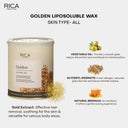 Buy Rica Golden Liposoluble Wax for Men & Women – 800 ml | Gentle Hair Removal Wax for Smooth & Radiant Skin