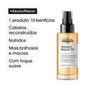 L'Oreal Professionnel Absolut Repair Oil 10-In-1 Multi-benefit Leave In Hair Serum, Serie Expert (90ml)