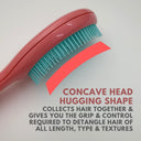 Alan Truman DT-02 Detangling Brush - Pink Blue (1Pcs)