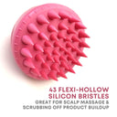 Shop Alan Truman Scalp SOS - Scalp Massage & Shampoo Brush - Pink (1Pc) Online in India Chennai Tamil Nadu / Review