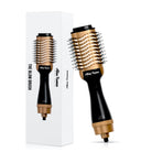 Alan Truman The Blow Brush - Gold Ceramic |1100 Watts |Dryer In The Form Of A Brush |6 in 1 Multistyler |Two Layered Bristles | 3 Tempeature & Speed Settings