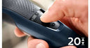 Philips BT3235/15 Beard Trimmer for Men 60 min runtime 20 length setting with battery indicator (Blue)