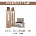 Cadiveu Brasil Cacau Extreme Repair Shampoo Sulfate Free (300ml)