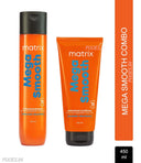Matrix Mega Smooth Shampoo for Frizzy, Dry Unmanageable Hair, Defy Frizz for 4 Days Shampoo + Conditioner (350ml + 200ml)