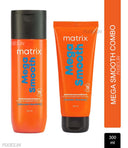 Matrix Mega Smooth for Frizzy, Dry Unmanageable Hair, Defy Frizz for 4 Days - Shampoo + Conditioner (200ml + 100ml)