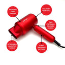 LED Light therapy kills bacteria and promotes hair health
Magnetically a