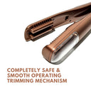 Clean and hygienic: Cut ends get collected in a closed chamber | Package contents: Cleaning brush & charging cable