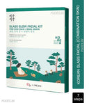 o3-mijoo-korea-glass-glow-facial-kit-with-pine-cica-snail-mucin-ideal-for-combination-skin-7-steps