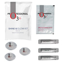 professional o3 Shine & glow facial kit how to use