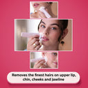 Buy Philips Women BRR454/00 Facial Hair Remover with 360 Degree Hypoallergenic Head - Pink Online in India