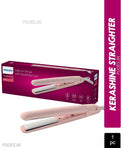 Philips BHS286/00 New Keratin Infused Ceramic Plates Travel Friendly Straightener (1Pc)