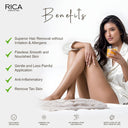 Rica Liposoluble Wax- With Argan Oil For All Types Of Skin (800ml)