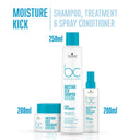 Buy Schwarzkopf Professional Bonacure Hyaluronic Moisture Kick Micellar Shampoo + Spray Conditioner + Mask Combo - For Additional Moisture Online in India