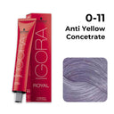 Buy Schwarzkopf Professional Igora Royal Permanent Color Creme (0-11 Anti Yellow Concetnrate) Online in India