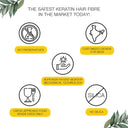hair fiber for black men's hair and beard