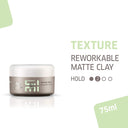 Buy Wella Professionals EIMI Texture Touch Reworkable Matte Clay Online in India